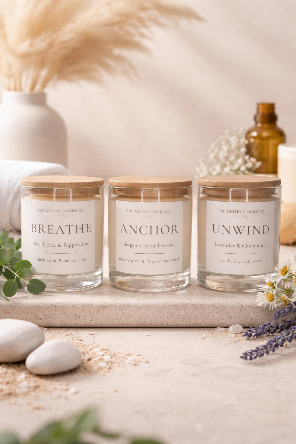 Unwind - Lavender & Chamomile Wellness Candle