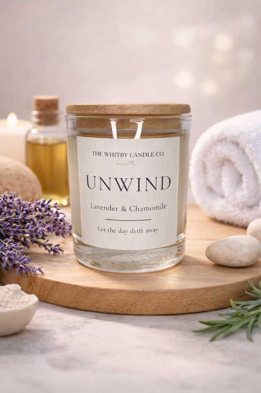 Unwind - Lavender & Chamomile Wellness Candle
