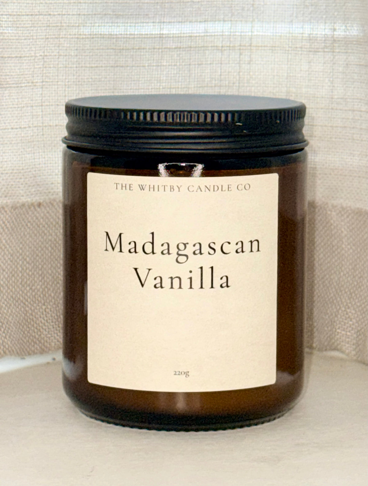 Madagascan Vanilla Scented Jar Candle