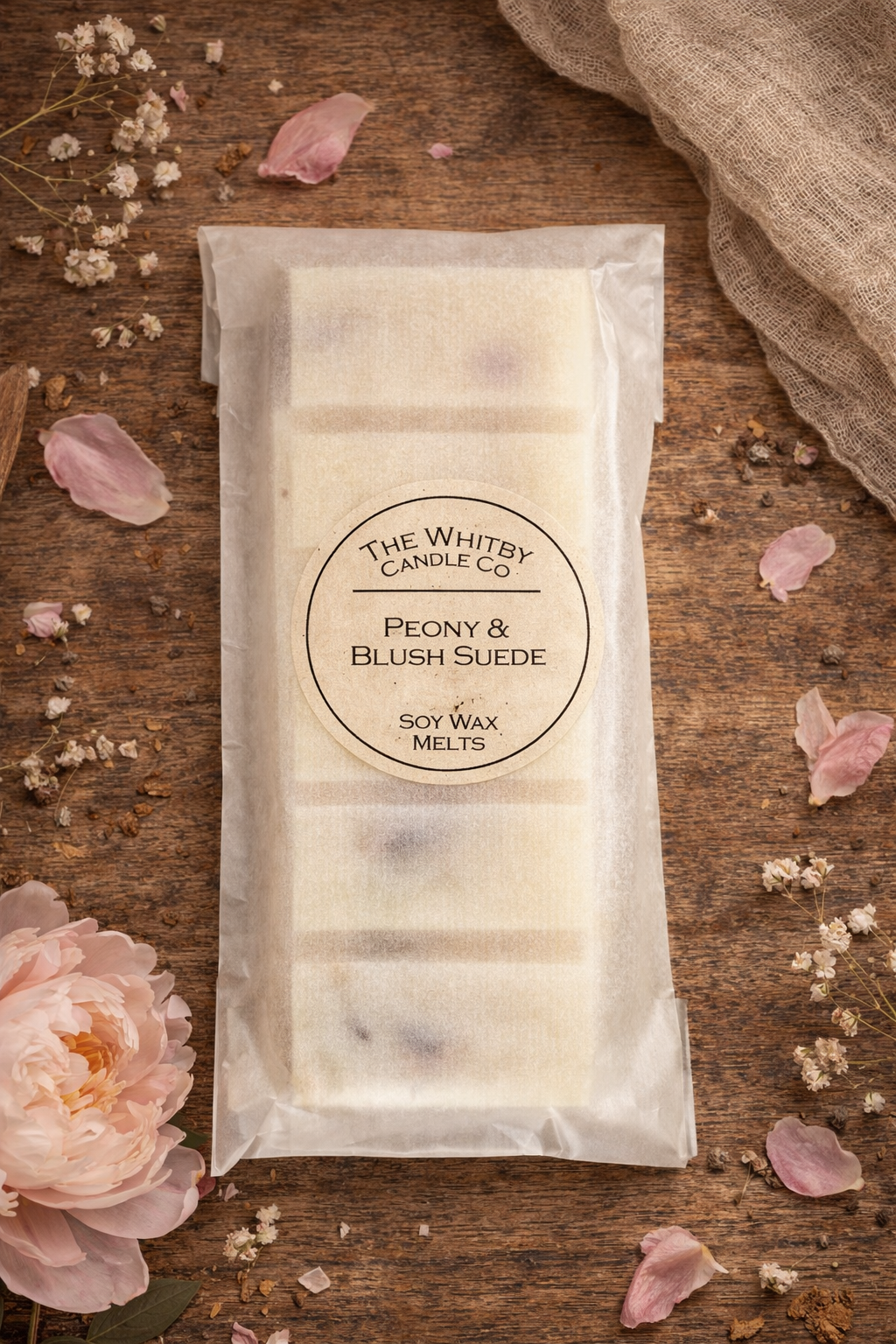 Peony Blush & Suede Wax Melt