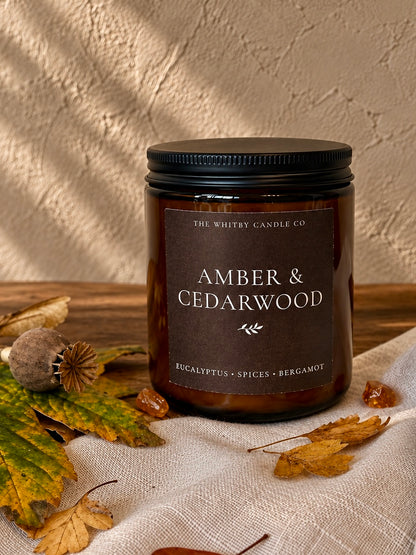 Amber & Cedarwood Jar Candle
