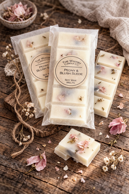 Peony Blush & Suede Wax Melt