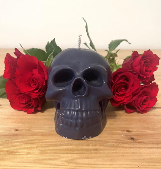 Black Skull Candle - The Whitby Candle Company