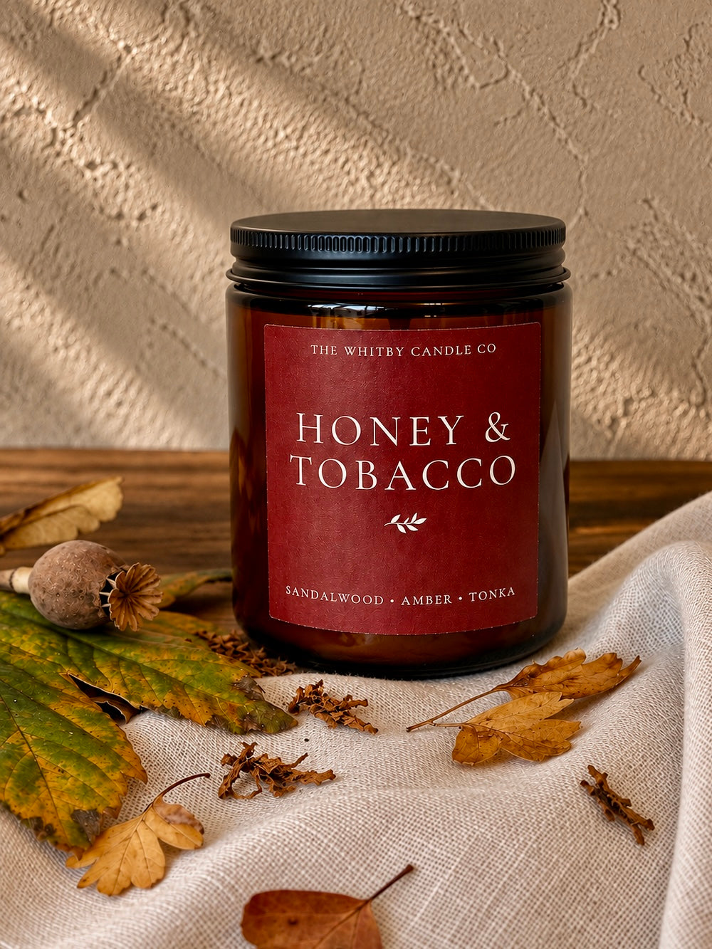 Honey & Tobacco Jar Candle