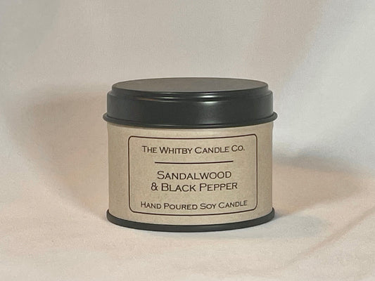 Sandalwood & Black Pepper 4oz Tin