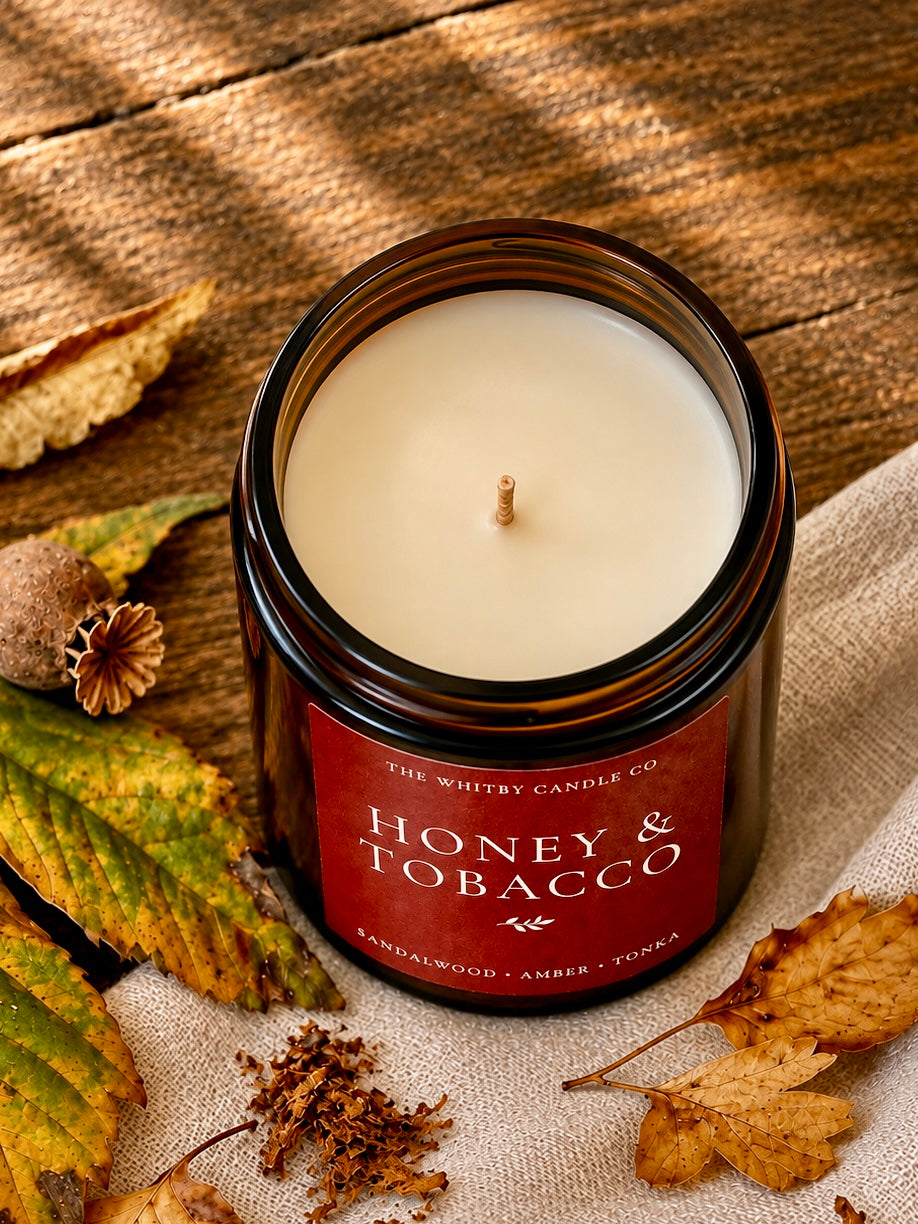Honey & Tobacco Jar Candle