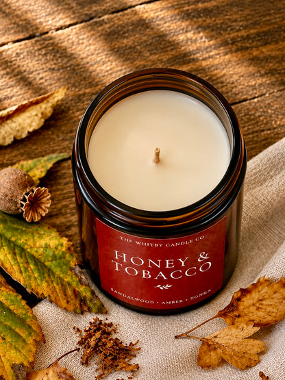 Honey & Tobacco Jar Candle