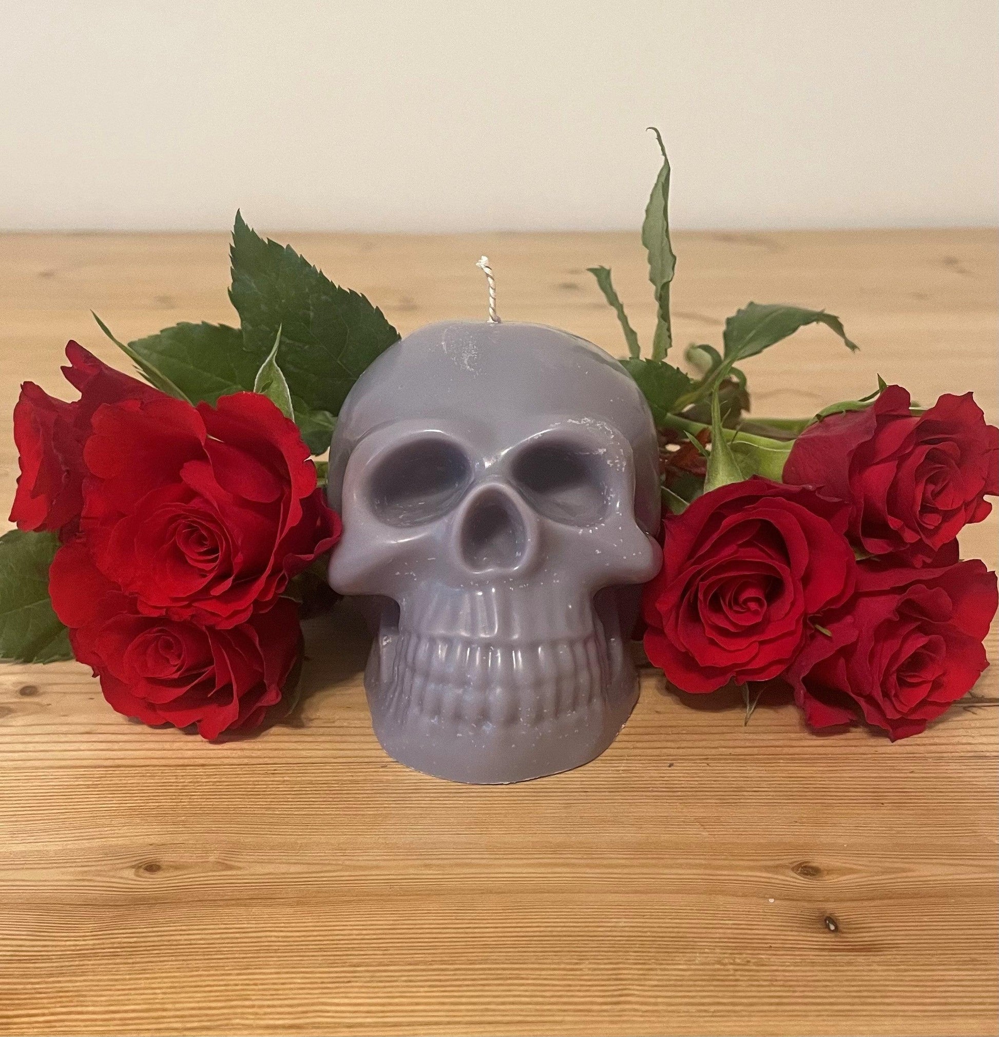 Grey Skull Candle - The Whitby Candle Company