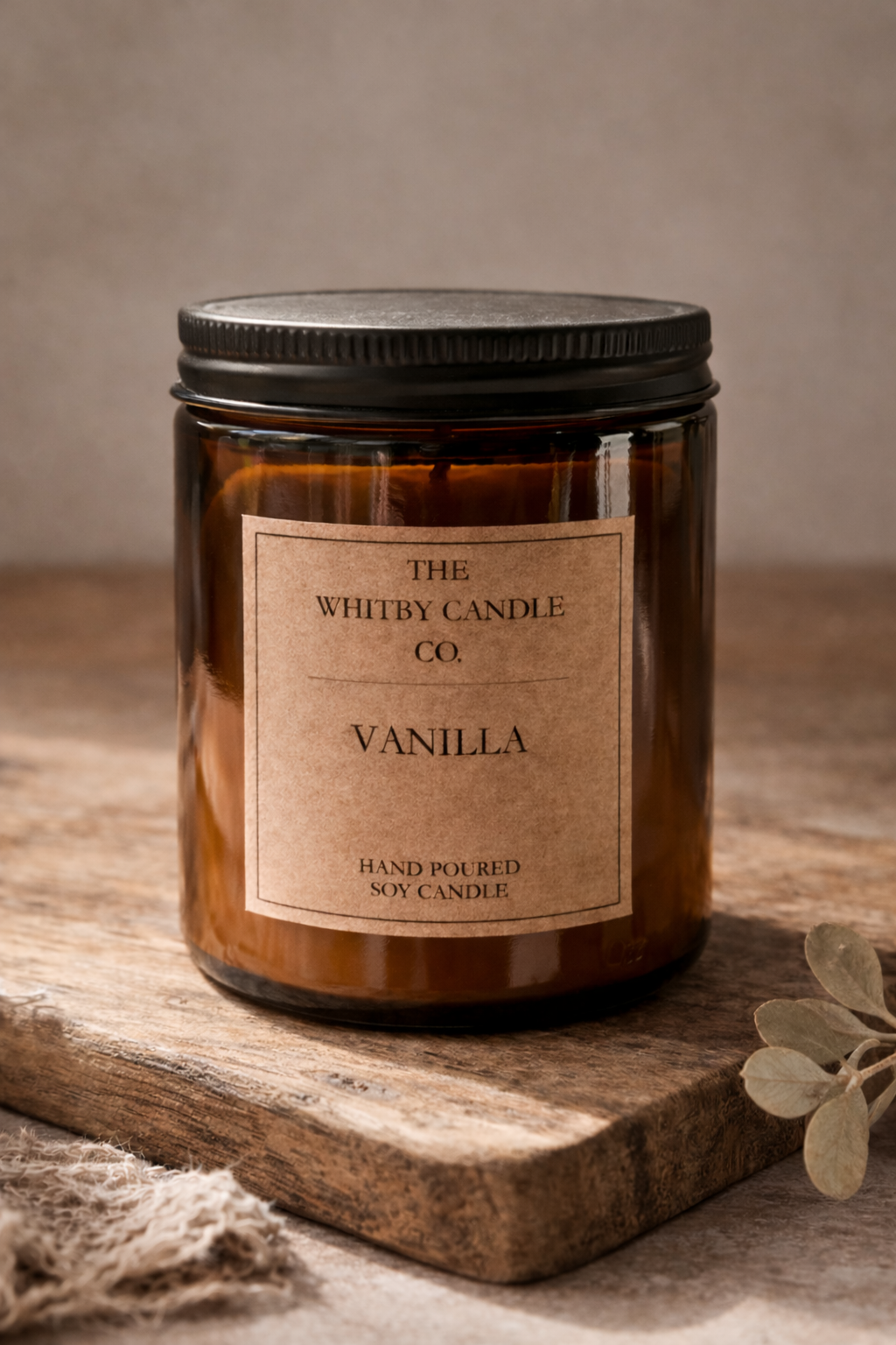 Vanilla Scented Jar Candle