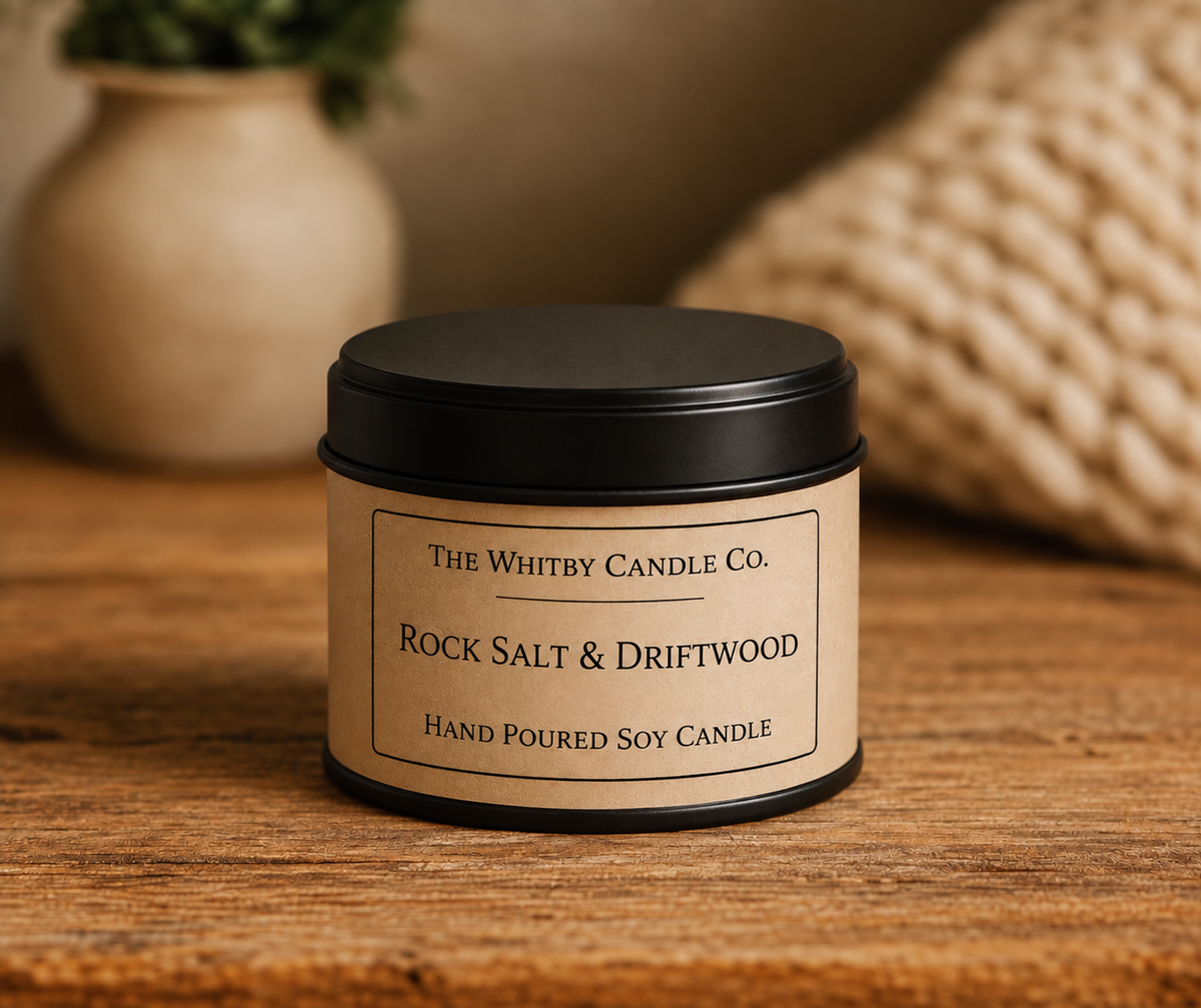 Rock Salt & Driftwood 4oz Tin