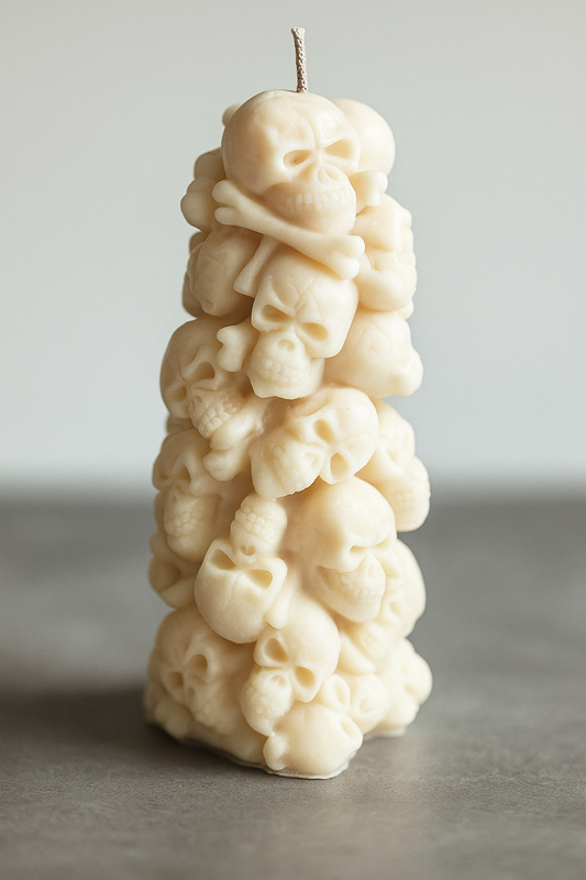 White Pile of Bones Candle