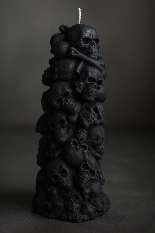 Black Pile of Bones Candle