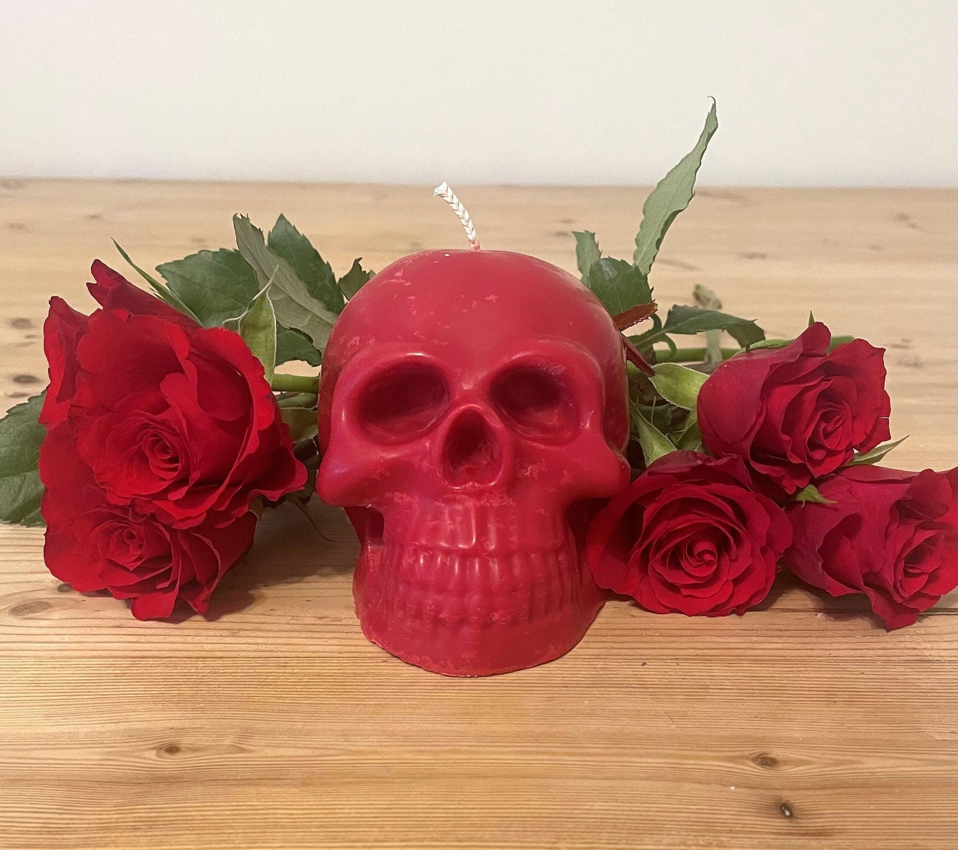 Red Skull Candle - The Whitby Candle Company