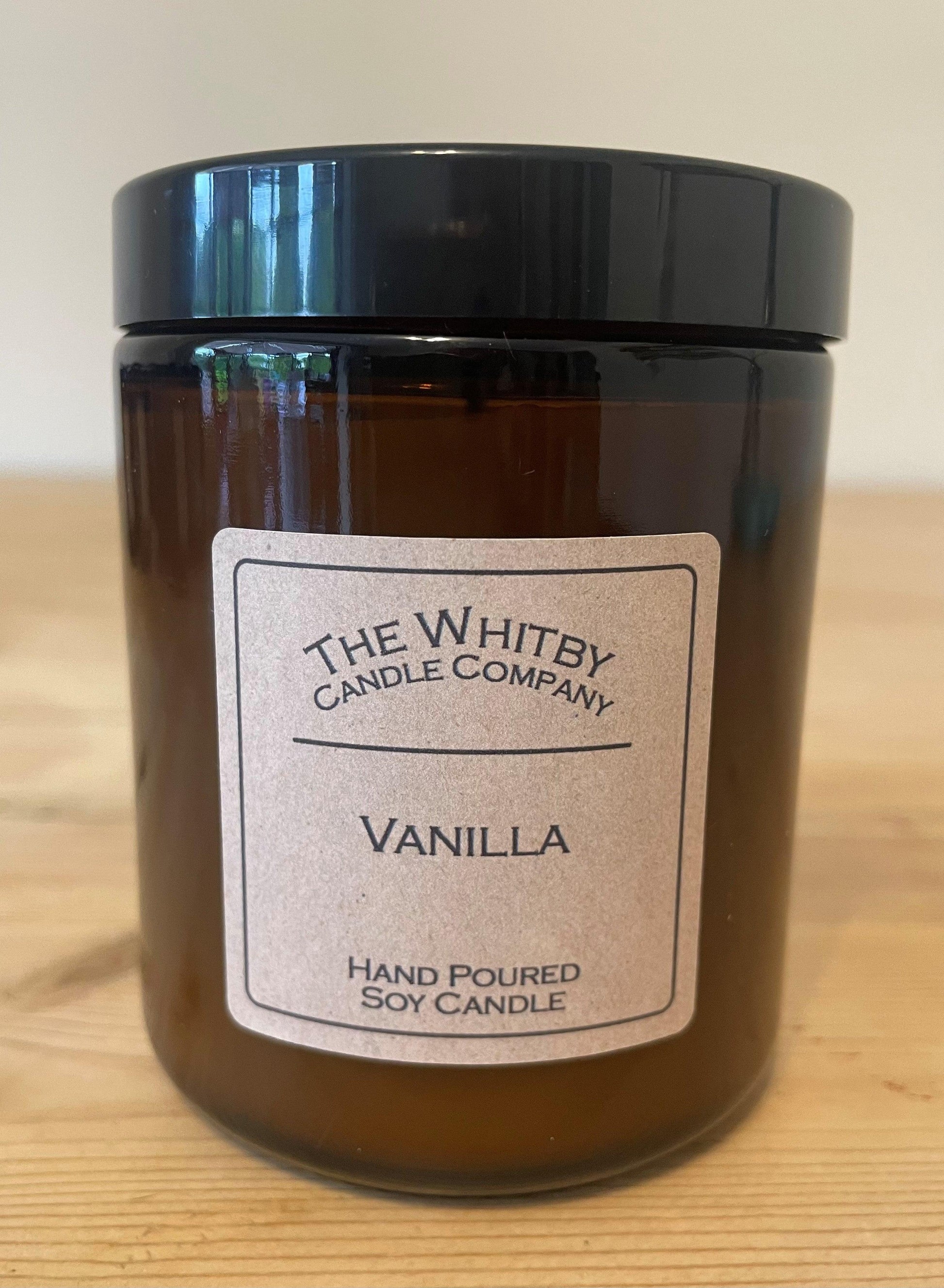 Vanilla Scented Jar Candle - The Whitby Candle Company