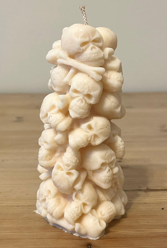 White Pile of Bones Candle - The Whitby Candle Company