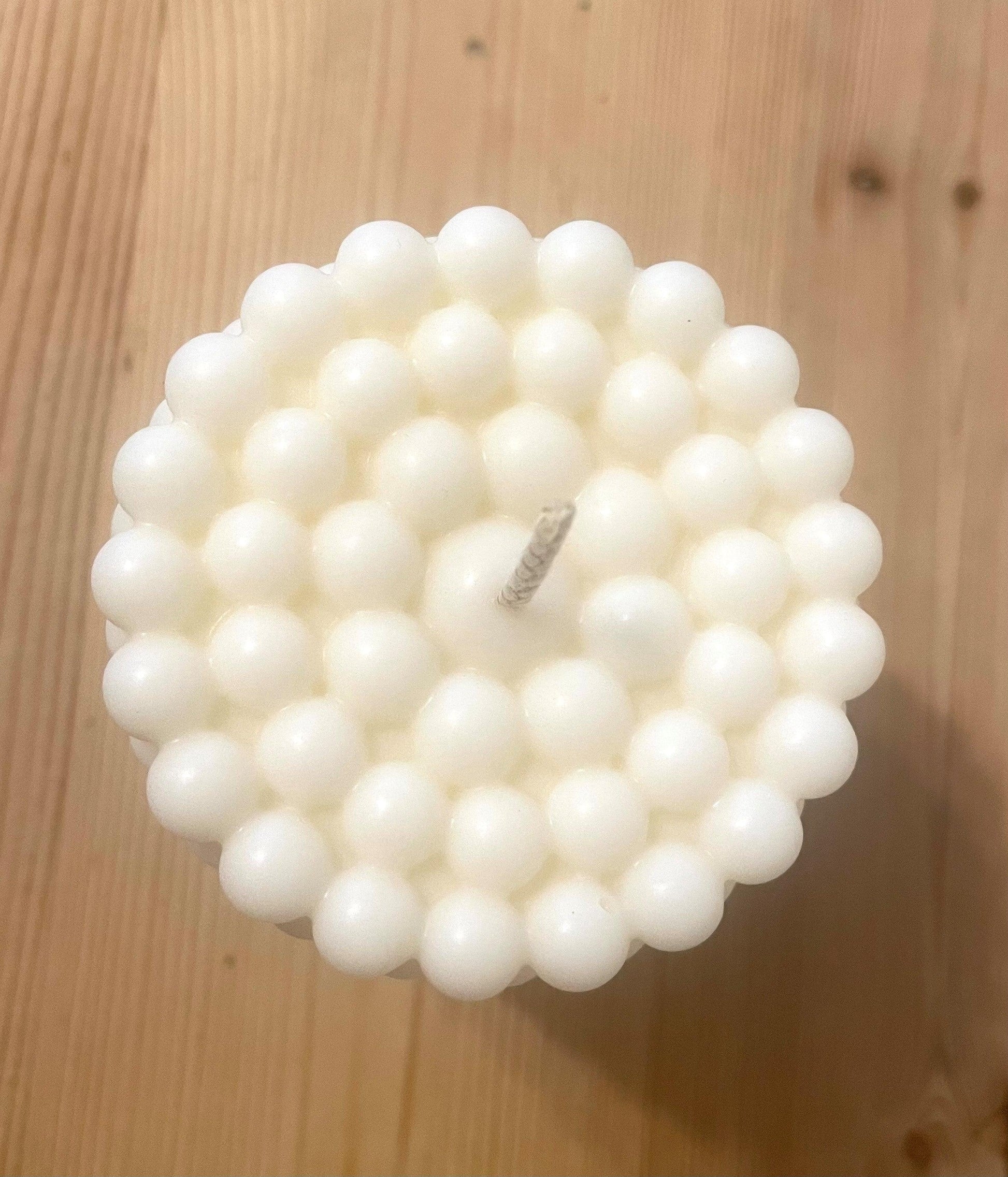 White Pillar Bobble Candle - The Whitby Candle Company
