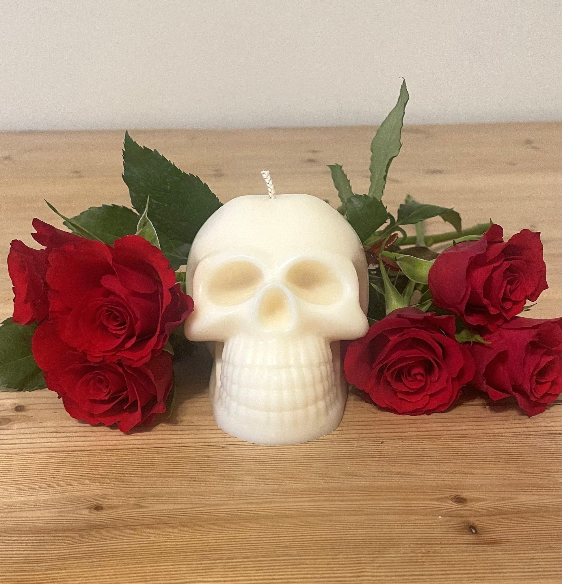 White Skull Candle - The Whitby Candle Company